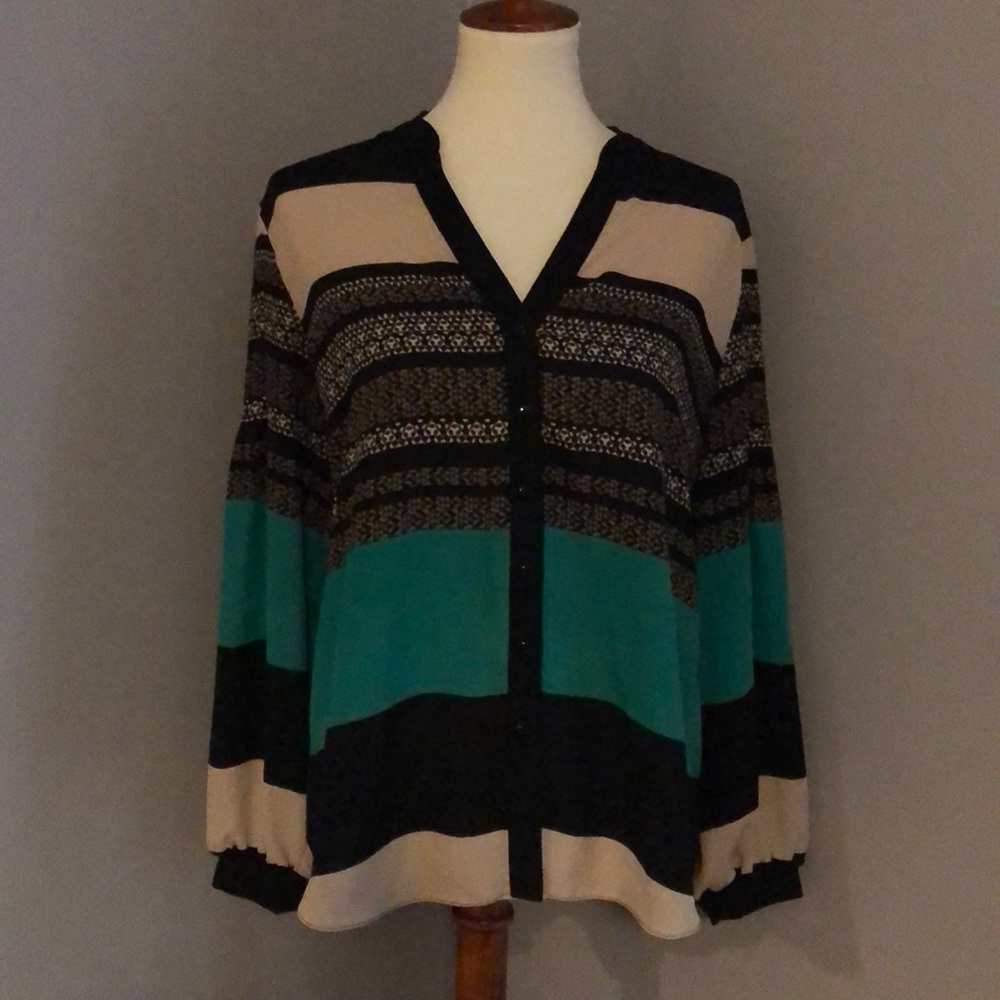 Bold blouse!